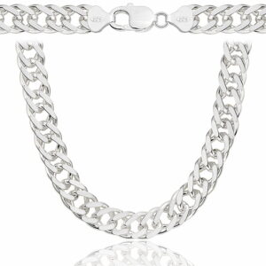 SREBRNY ŁAŃCUSZEK ROMBO 925 - 10MM