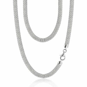 SREBRNY ŁAŃCUSZEK TUB 925 - 5MM