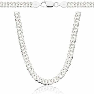 SREBRNY ŁAŃCUSZEK ROMBO 925 - 6MM