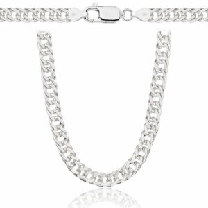 SREBRNY ŁAŃCUSZEK ROMBO 925 - 7MM