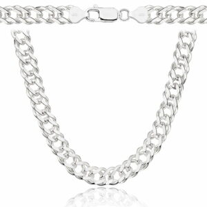 SREBRNY ŁAŃCUSZEK ROMBO 925 - 8,5MM