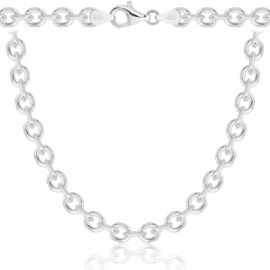 SREBRNY ŁAŃCUSZEK ANKIER 925 - 5MM