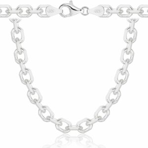 SREBRNY ŁAŃCUSZEK ANKIER 925 - 6,5MM