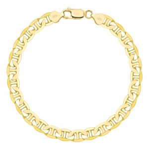 POZŁACANA SREBRNA BRANSOLETKA GUCCI 925 585 - 6,5MM