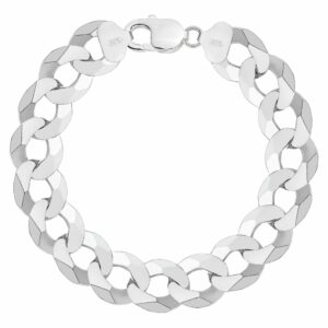 SREBRNA BRANSOLETKA PANCERKA 925 - 14MM