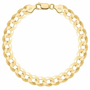 POZŁACANA SREBRNA BRANSOLETKA PANCERKA 925 585 - 8MM