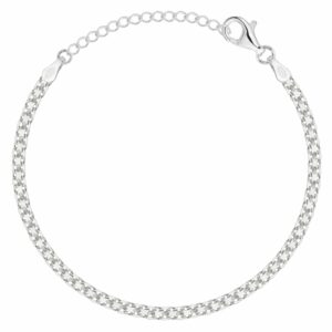 SREBRNA BRANSOLETKA BISMARK 925 - 3MM