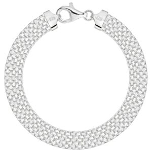 SREBRNA BRANSOLETKA BISMARK 925 - 9MM