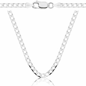 SREBRNY ŁAŃCUSZEK CUBANA 925 - 3,3MM