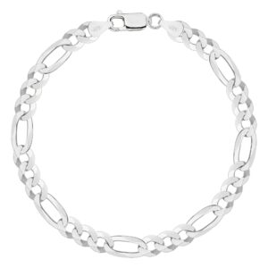 SREBRNA BRANSOLETKA FIGARO 925 - 7MM