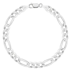 SREBRNA BRANSOLETKA FIGARO 925 - 8MM