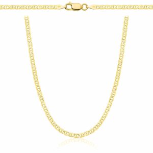 POZŁACANY SREBRNY ŁAŃCUSZEK GUCCI 925 585 - 2,6MM