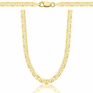 POZŁACANY SREBRNY ŁAŃCUSZEK GUCCI 925 585 - 4,5MM