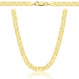 POZŁACANY SREBRNY ŁAŃCUSZEK GUCCI 925 585 - 5,5MM