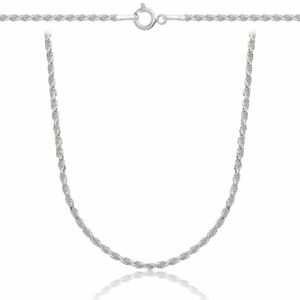 SREBRNY ŁAŃCUSZEK KORDEL 925 - 1,6MM