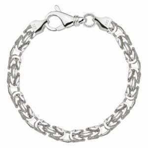 SREBRNA BRANSOLETKA KRÓLEWSKA 925 - 6,5MM