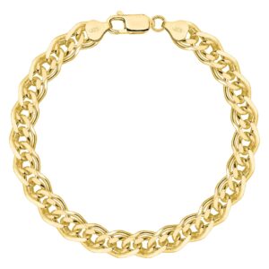 POZŁACANA SREBRNA BRANSOLETKA NONNA MONALIZA 925 585 - 9MM