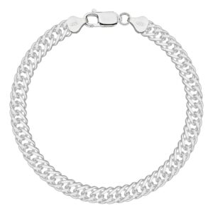 SREBRNA BRANSOLETKA ROMBO 925 - 7MM