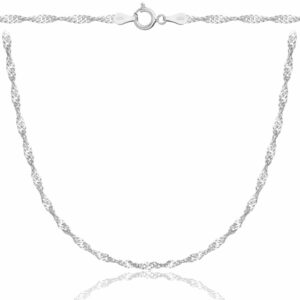 SREBRNY ŁAŃCUSZEK SINGAPUR 925 - 2,5MM