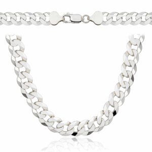 SREBRNY ŁAŃCUSZEK PANCERKA 925 - 7,5MM