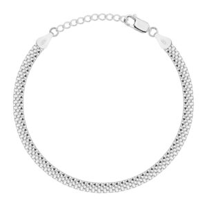 SREBRNA BRANSOLETKA TUB 925 - 4MM