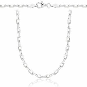 SREBRNY ŁAŃCUSZEK ANKIER 925 - 3MM