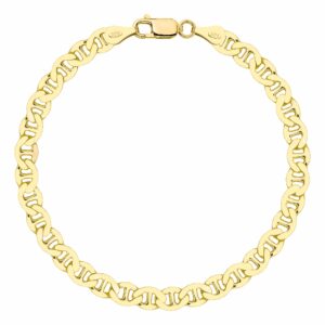 POZŁACANA SREBRNA BRANSOLETKA GUCCI 925 585 - 5,5MM