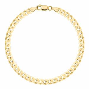 POZŁACANA SREBRNA BRANSOLETKA PANCERKA 925 585 - 5MM