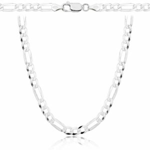 SREBRNY ŁAŃCUSZEK FIGARO 925 - 5,5MM