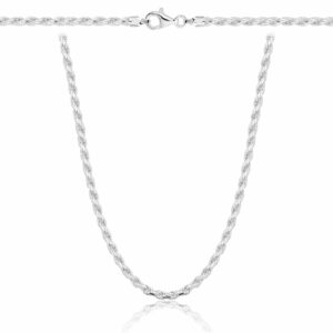 SREBRNY ŁAŃCUSZEK KORDEL 925 - 2,5MM