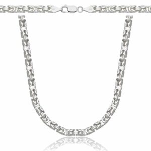 SREBRNY ŁAŃCUSZEK KRÓLEWSKI 925 - 4MM