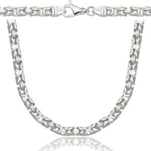 SREBRNY ŁAŃCUSZEK KRÓLEWSKI 925 - 5,5MM