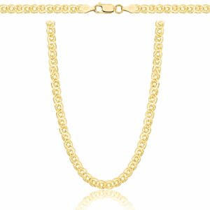 POZŁACANY SREBRNY ŁAŃCUSZEK NONNA MONALIZA 925 585 - 3,8MM