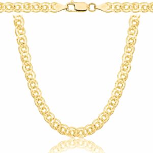 POZŁACANY SREBRNY ŁAŃCUSZEK NONNA MONALIZA 925 585 - 6,5MM