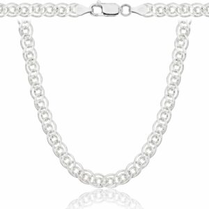 SREBRNY ŁAŃCUSZEK NONNA MONALIZA 925 - 6,5MM