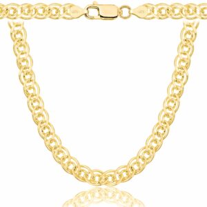 POZŁACANY SREBRNY ŁAŃCUSZEK NONNA MONALIZA 925 585 - 7,6MM