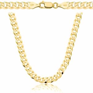 POZŁACANY SREBRNY ŁAŃCUSZEK PANCERKA 925 585 - 5,6MM