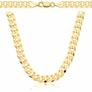 POZŁACANY SREBRNY ŁAŃCUSZEK PANCERKA 925 585 - 6,5MM