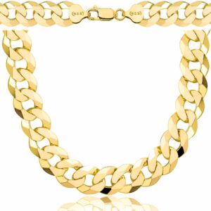 POZŁACANY SREBRNY ŁAŃCUSZEK PANCERKA 925 585 - 10,5MM