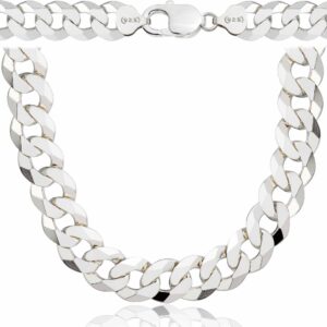 SREBRNY ŁAŃCUSZEK PANCERKA 925 - 11,2MM