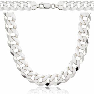 SREBRNY ŁAŃCUSZEK PANCERKA 925 - 9,5MM