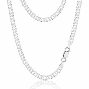 SREBRNY ŁAŃCUSZEK ROMBO 925 - 4,3MM