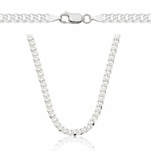 SREBRNY ŁAŃCUSZEK PANCERKA 925 - 3,8MM