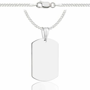 SREBRNY ŁAŃCUSZEK PANCERKA Z NIEŚMIERTELNIKIEM 925 - 2MM