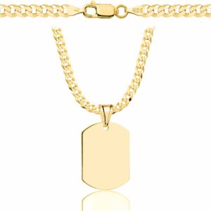 POZŁACANY SREBRNY ŁAŃCUSZEK PANCERKA Z NIEŚMIERTELNIKIEM 925 585 - 3,8MM