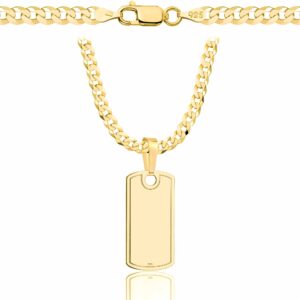 POZŁACANY SREBRNY ŁAŃCUSZEK PANCERKA Z NIEŚMIERTELNIKIEM 925 585 - 3,8MM