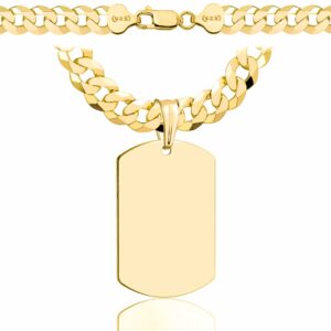 POZŁACANY SREBRNY ŁAŃCUSZEK PANCERKA Z NIEŚMIERTELNIKIEM 925 585 - 7,5MM