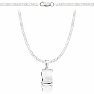 SREBRNY NASZYJNIK GUCCI PAPIRUS 925 - 2,6MM