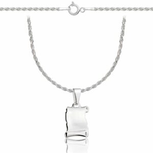 SREBRNY NASZYJNIK KORDEL PAPIRUS 925 - 1,6MM