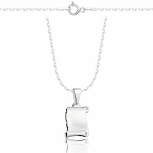 SREBRNY NASZYJNIK ANKIER PAPIRUS 925 - 1,6MM